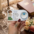 Personalized Card with Candle – Baptism (Boy)
