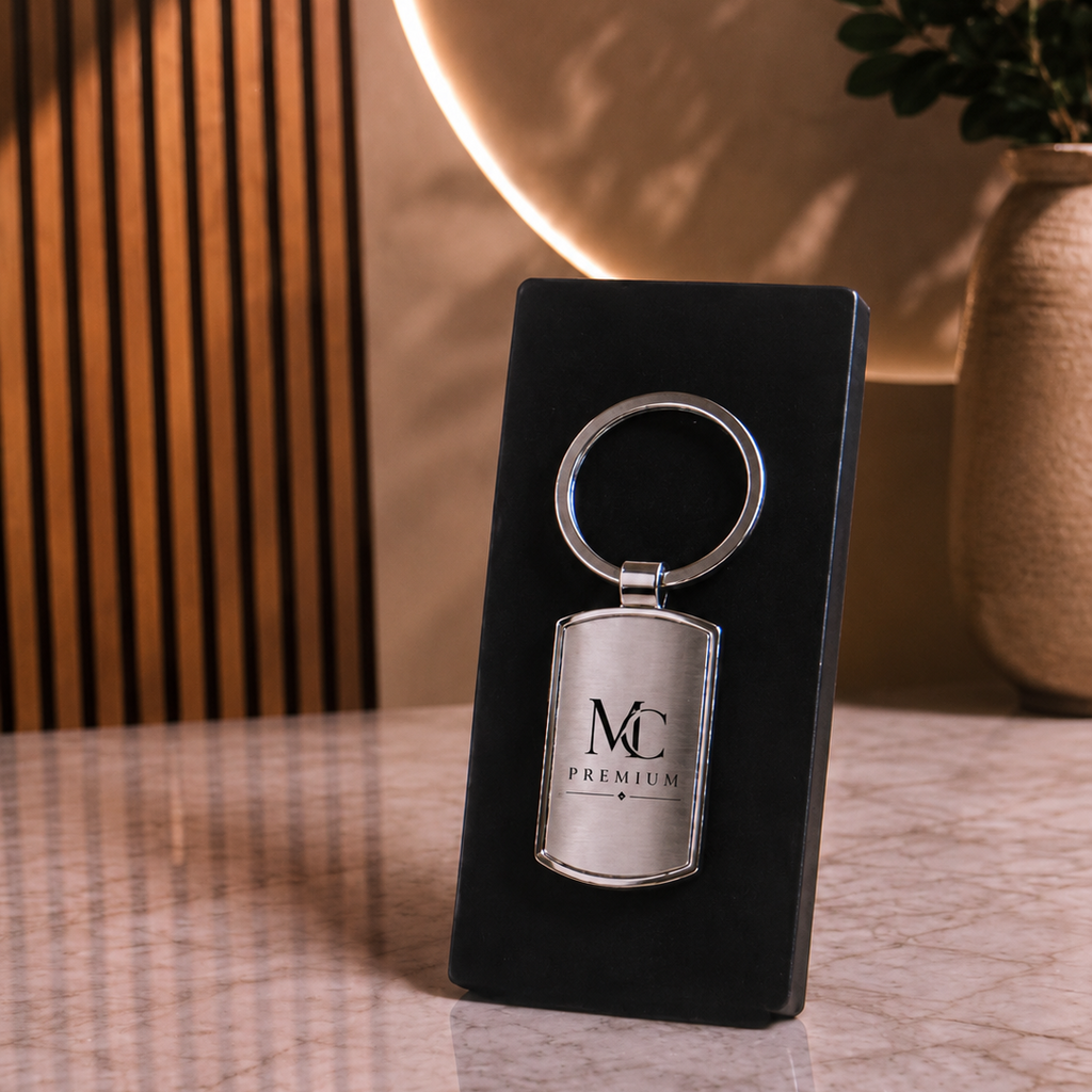 Premium Personalised Metal Keyring with Gift Box