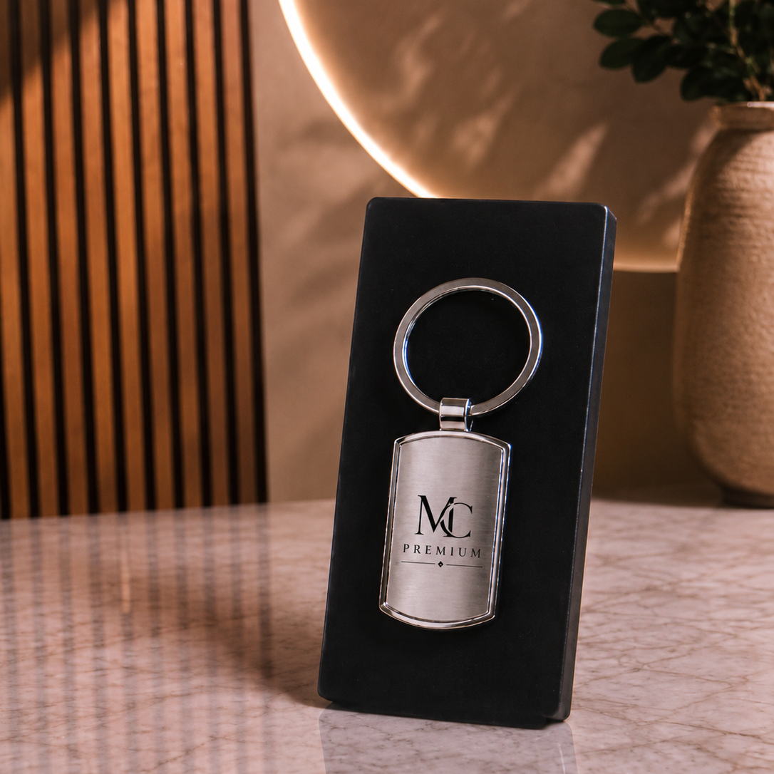 Premium Personalised Metal Keyring with Gift Box