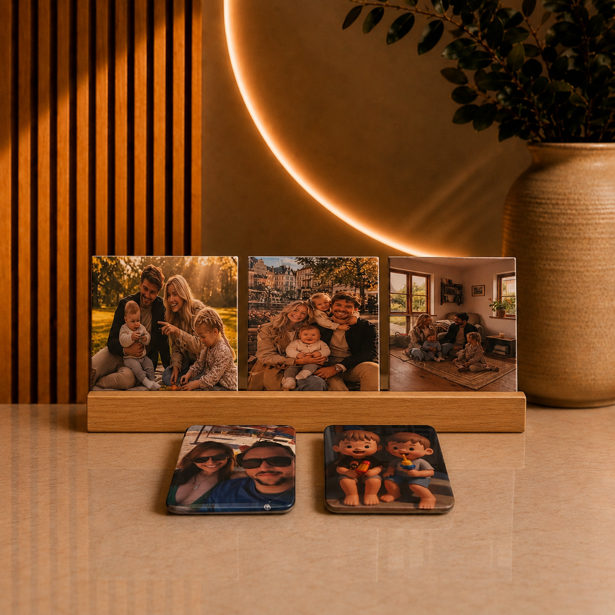 Personalised 3D Fridge Magnet 5x5cm – High Durability