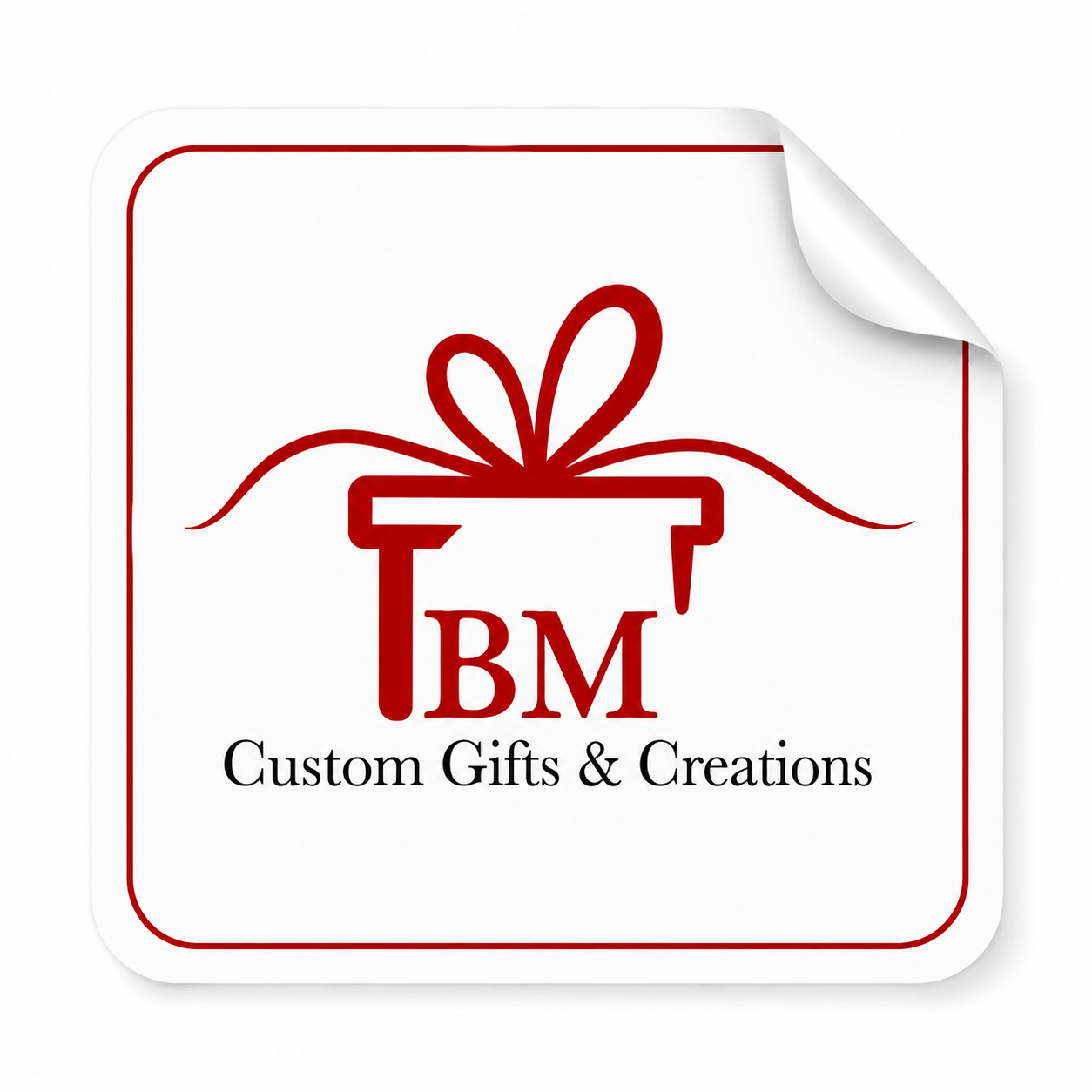 Square Matte Waterproof Sticker - BM Custom Gifts & Creations