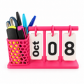 Custom Colour Desk Calendar with Pen Holder
