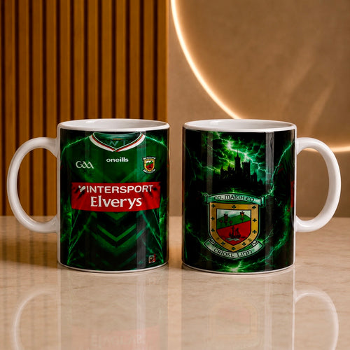 Caneca personalizada Co. Mayo GAA - frente e verso