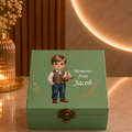 Personalised Baby Boy Memory Box – MDF with 4 Compartments