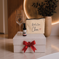 Bridesmaid Gift Kit — Personalised Wine Glass, Cosmetic Bag & Portuguese Wine